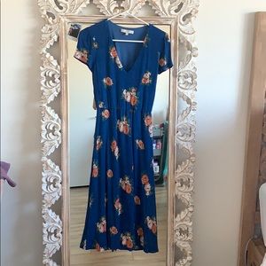 Blue Midi Dress